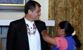 Intervento di Rafael Correa a Roma
