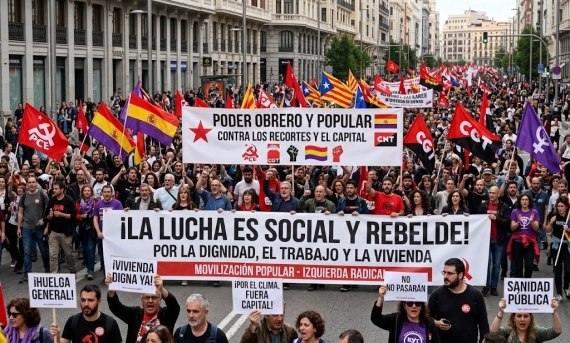 Movimenti di massa e dinamiche politiche in Spagna: videointervista a Ramon Mantovani di Renato Caputo.