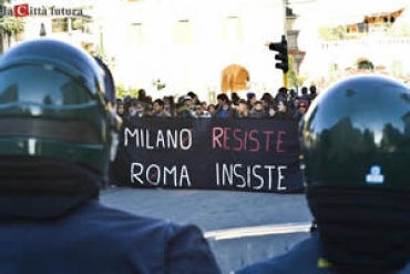 Studenti contro la buona scuola e Jobs Act, Roma - 12/12/2014