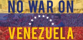No alla guerra degli Stati Uniti contro il Venezuela!