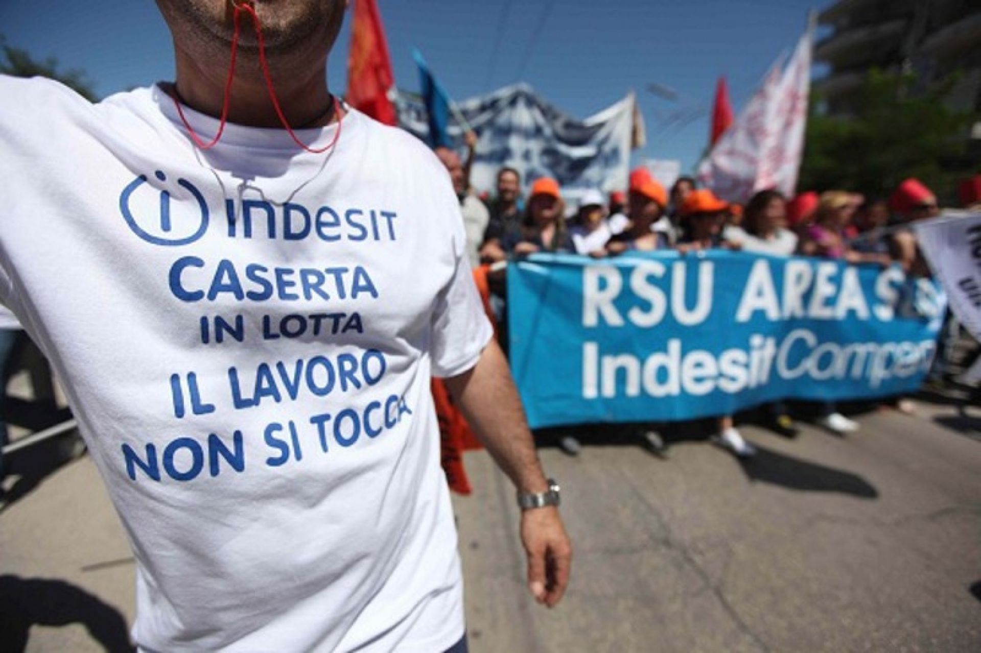 Indesit, la marcia dei duemila