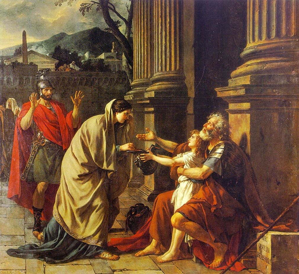 Jacques-Louis David "Belisario chiede l'elemosina" Palais des Beaux-Arts de Lille