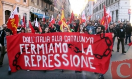 Corteo contro le politiche del governo