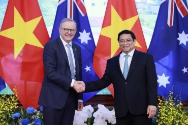 Il Vietnam riceve il primo ministro australiano Anthony Albanese