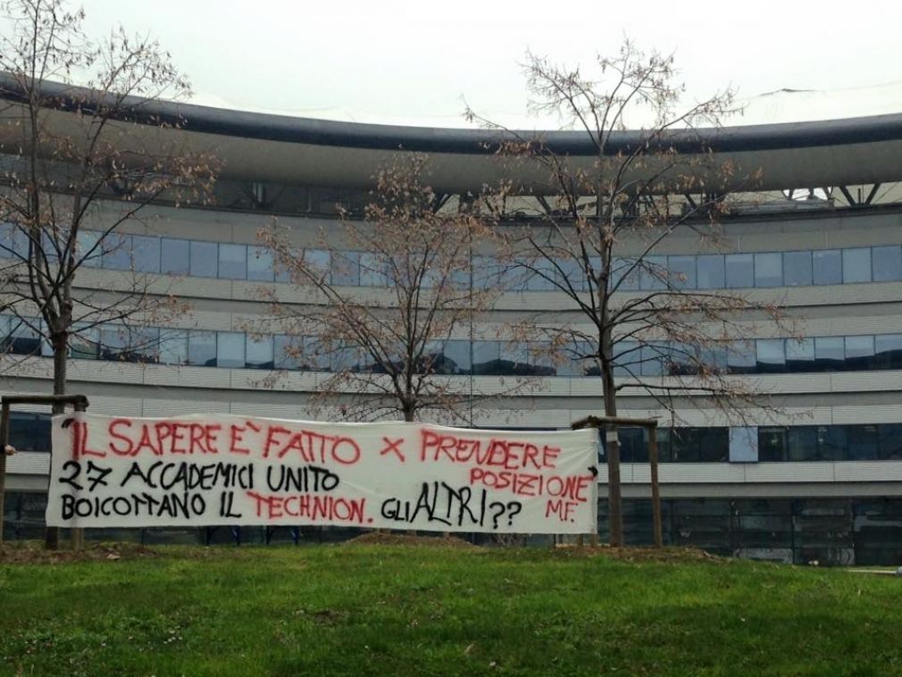 Decolla in Italia il boicottaggio accademico di Israele