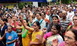L’India celebra la più grande manifestazione sindacale della storia