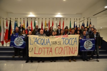 Manifestazione Movimento Europea per l'Acqua, Bruxelles - 22/03/2015