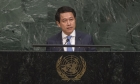 Saleumxay Kommasith, ministro degli Esteri della Repubblica Popolare Democratica del Laos.