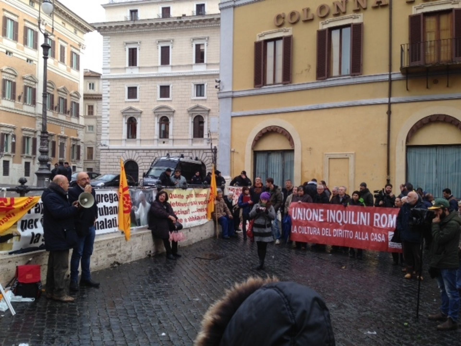 Casa, presidio dei Movimenti a Montecitorio contro il “decreto Milleproroghe meno una”