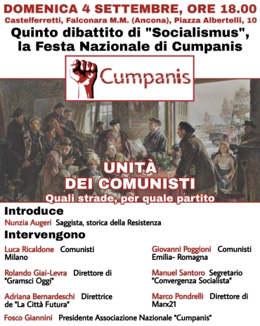 "Socialismus". Seconda Festa Nazionale di Cumpanis
