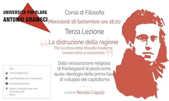 La distruzione della ragione III lezione