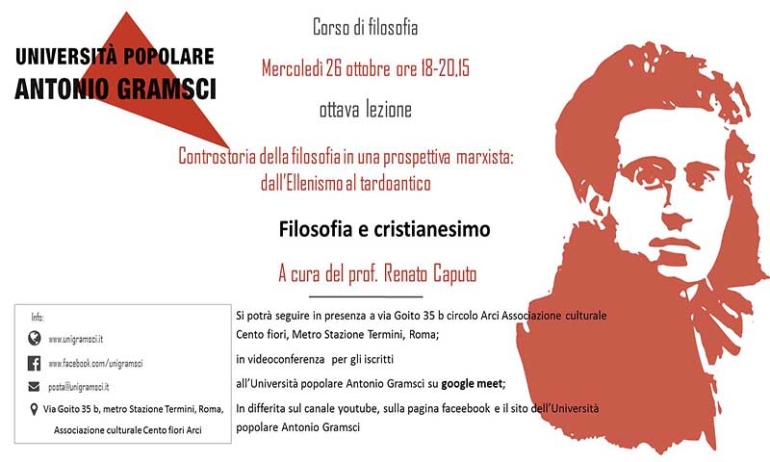 Controstoria della filosofia, VIII incontro: cristianesimo e filosofia