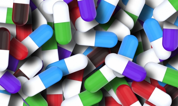 Farmaci con colori di Paradiso