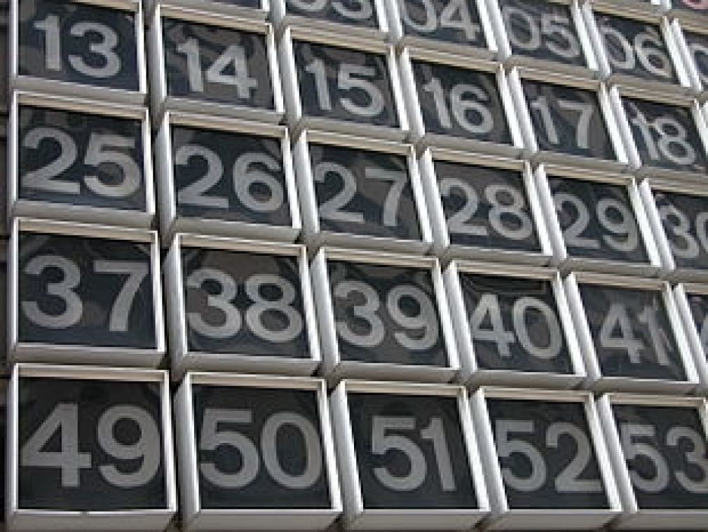 Numbers Grid in New York