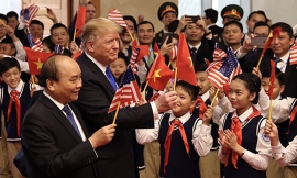 Donald Trump ha visitato il Vietnam nel febbraio del 2019