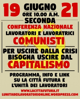 Per uscire dalla crisi bisogna uscire dal capitalismo